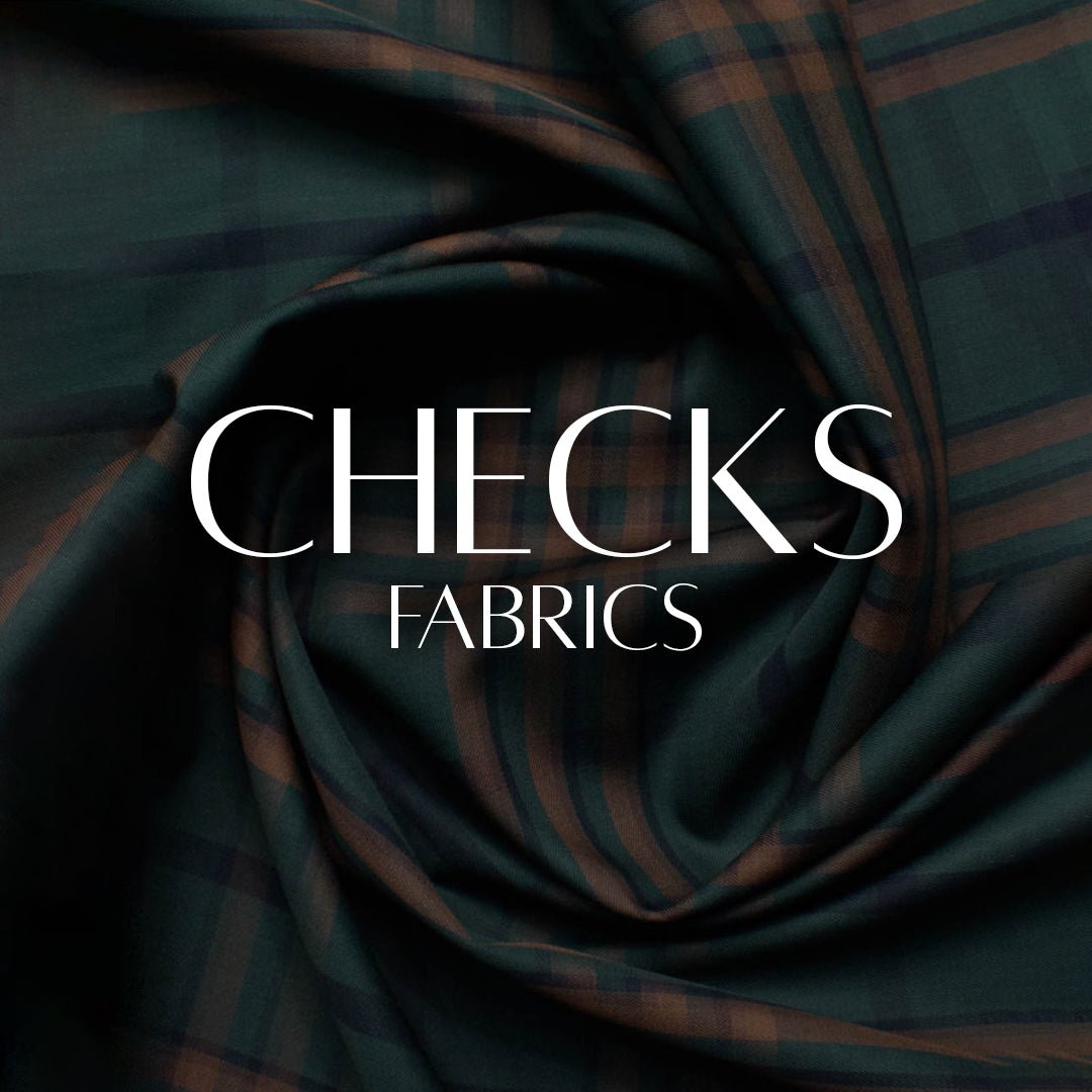Checks Shirts Fabrics - Tepchi Men
