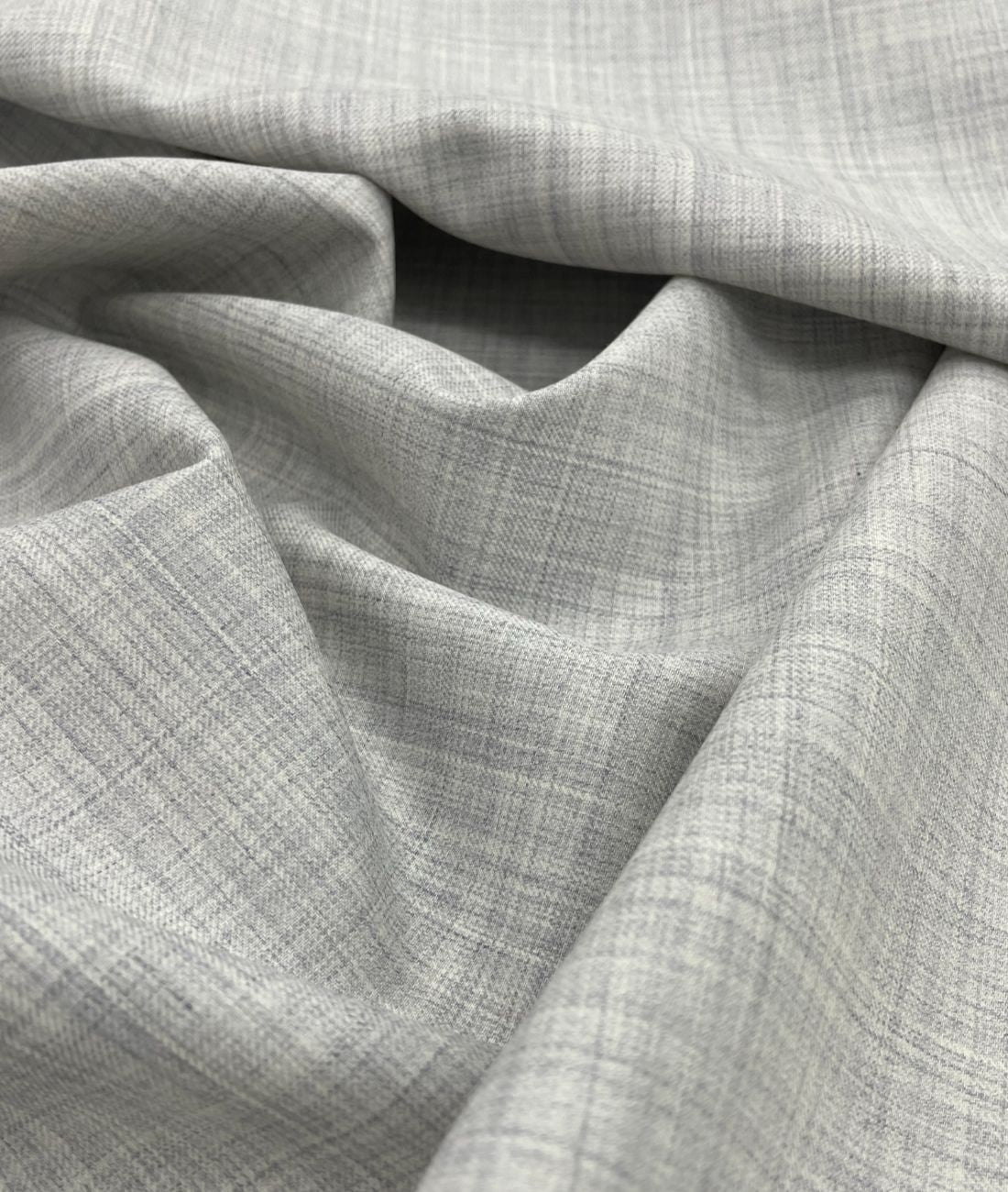 Absoluto Elite Luxury Grey Super 120's Counts Merino Wool Suiting Fabric - Tepchi Men