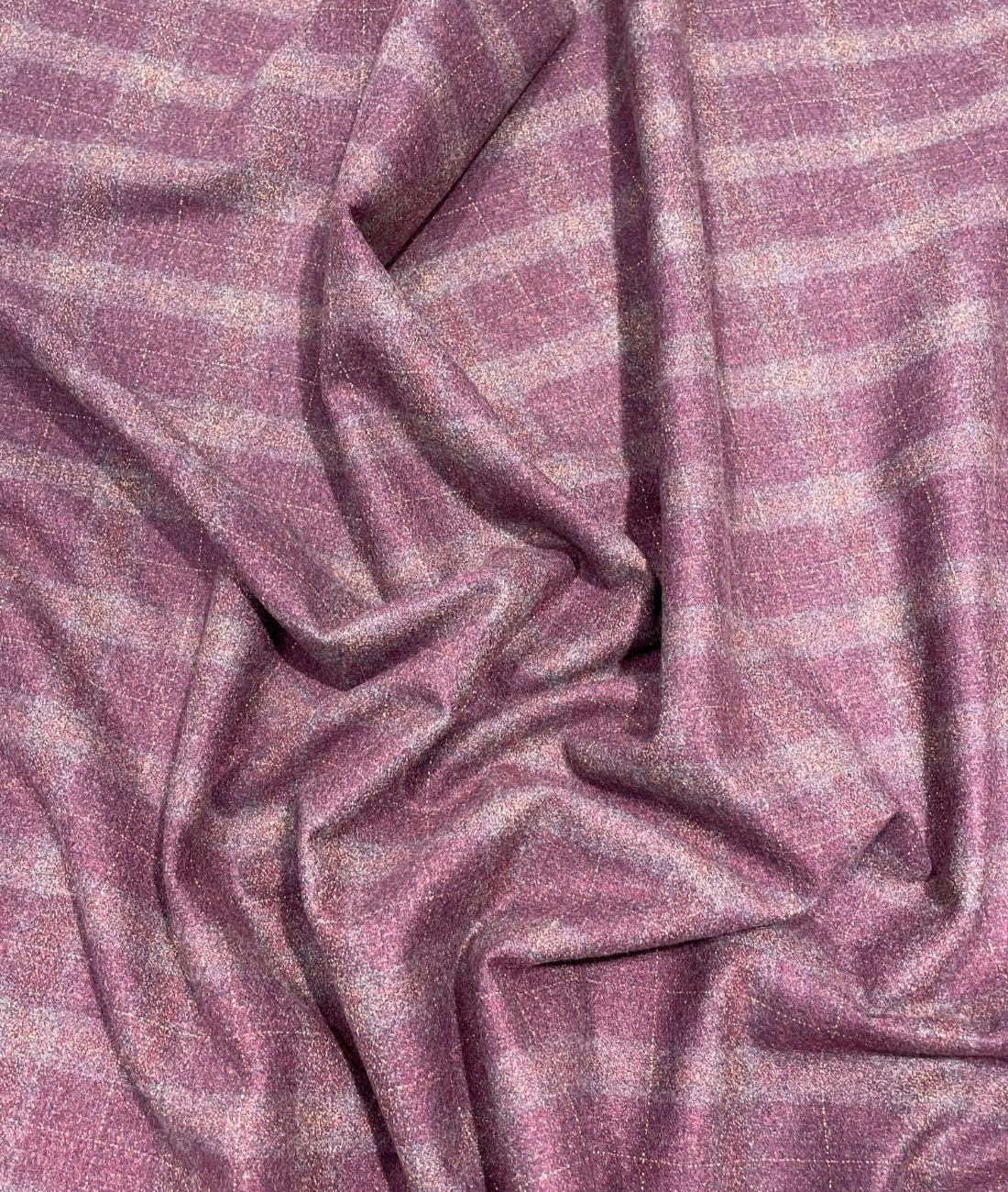 Augustus Luxury Checks Stretchable Suiting Fabric for Blazers - Tepchi Men