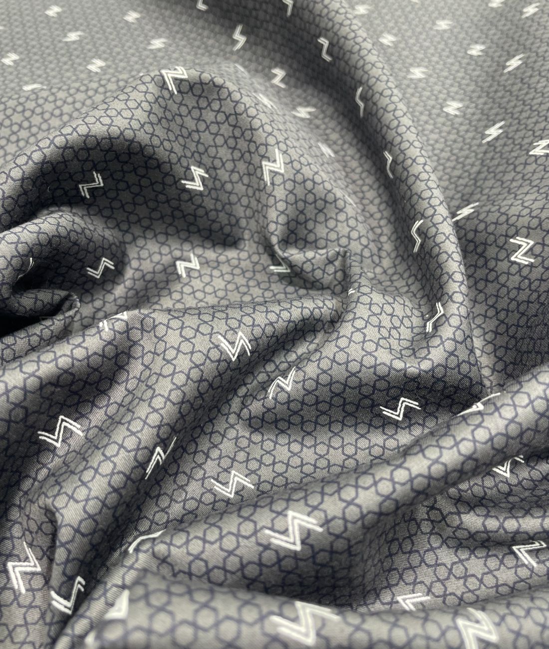 Birla Century Abstarct Printed Luxury Giza Cotton Fabric for Men's Shirt - Tepchi Men