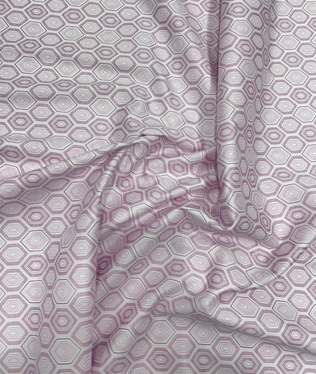 Birla Century Lavender Abstract Printed Luxury 2Ply Giza Cotton Fabric for Men's Shirt - Tepchi Men