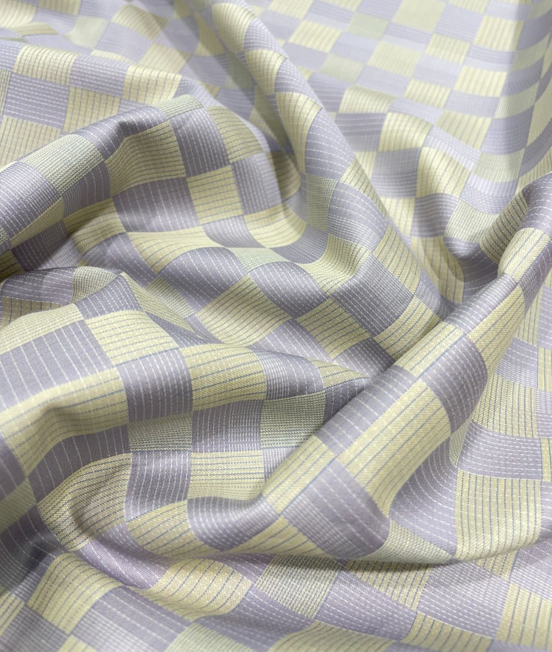 Burgoyne Luxury Blocks Checks Pattern Giza Cotton Fabric for Men's Shirt - Tepchi Men