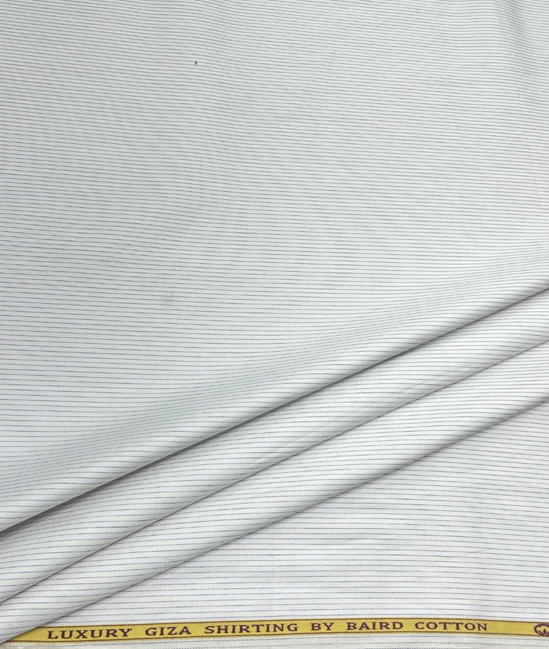 Burgoyne Stripe Formal Luxury Giza Cotton Shirt Fabric - Tepchi Men