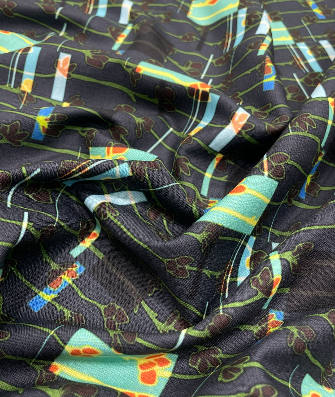 EcoChic Printed Anti Wrinke Cotton Fabric for Men's Shirts & Kurta - Tepchi Men