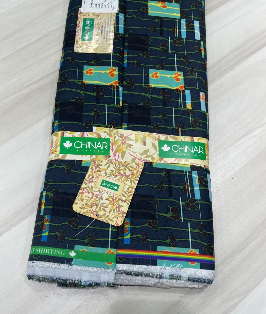 EcoChic Printed Anti Wrinke Cotton Fabric for Men's Shirts & Kurta - Tepchi Men
