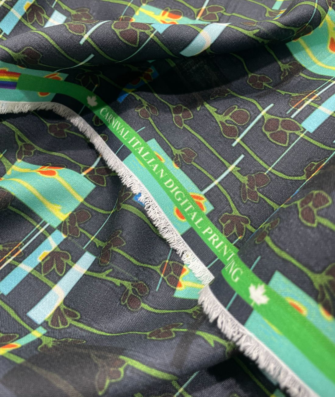 EcoChic Printed Anti Wrinke Cotton Fabric for Men's Shirts & Kurta - Tepchi Men