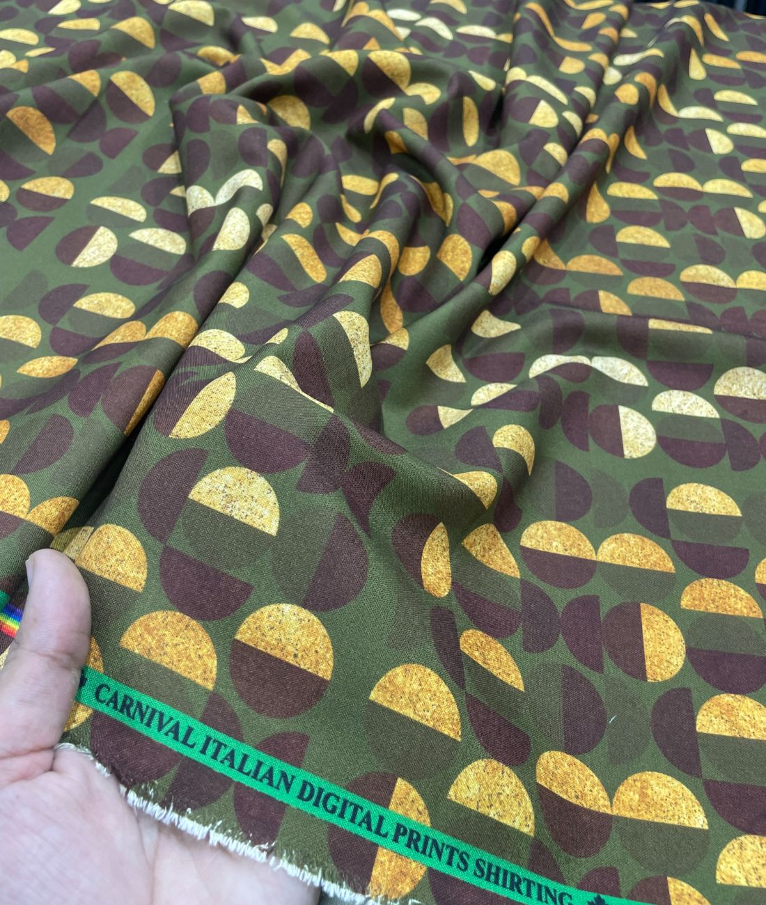 EcoSphere Printed Anti Wrinke Cotton Fabric for Men's Shirts & Kurta - Tepchi Men
