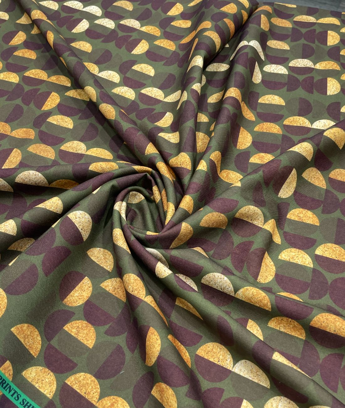 EcoSphere Printed Anti Wrinke Cotton Fabric for Men's Shirts & Kurta - Tepchi Men