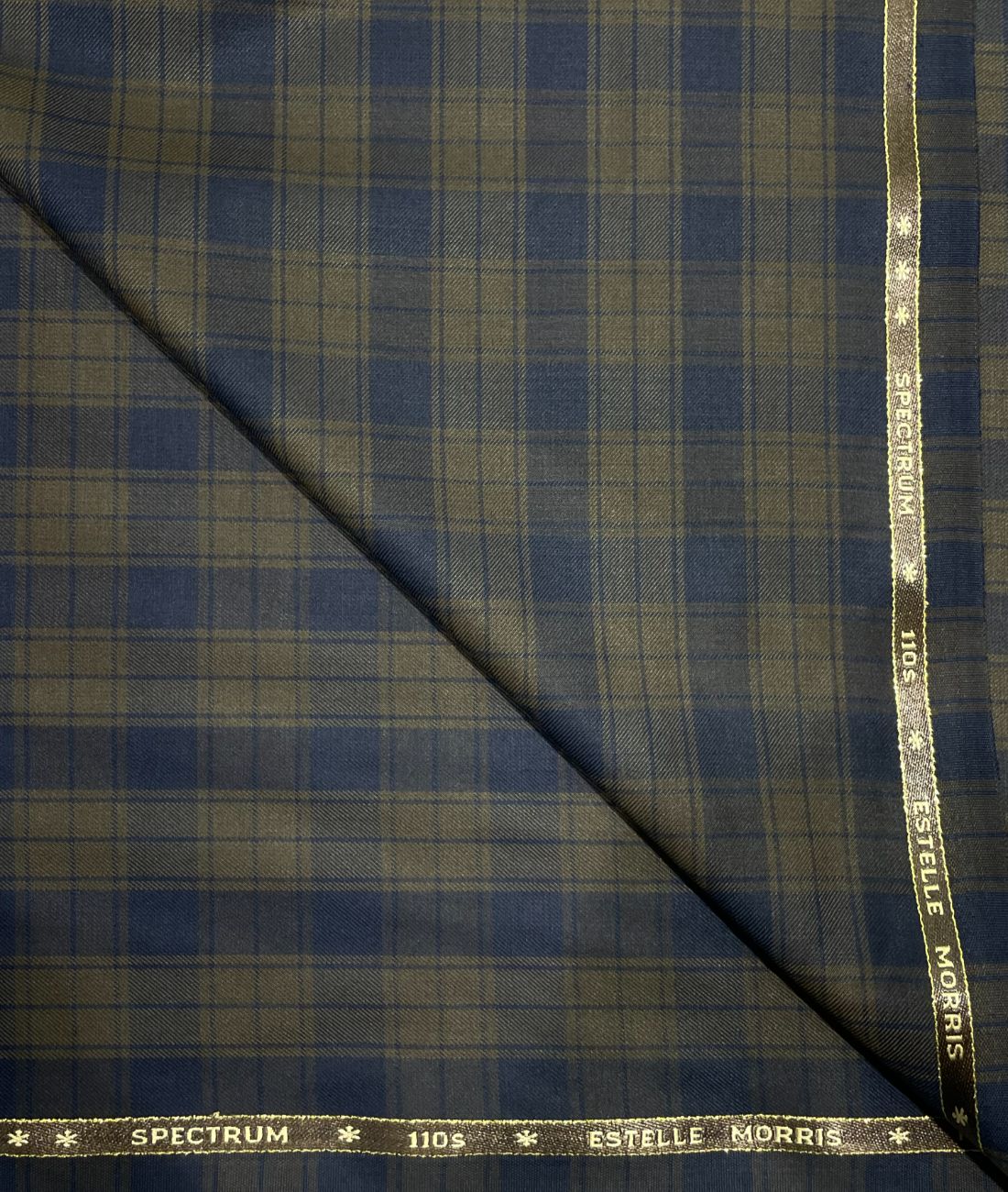 Estelle Morris 110's Counts Ultra Luxury Checks Suiting Fabric for Suits & Blazers - Tepchi Men