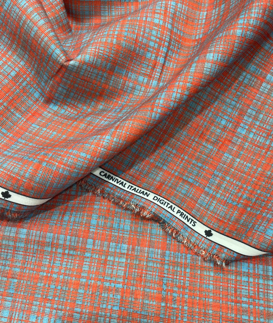 Heritage Check Printed Anti Wrinke Cotton Fabric for Men's Shirts & Kurta - Tepchi Men