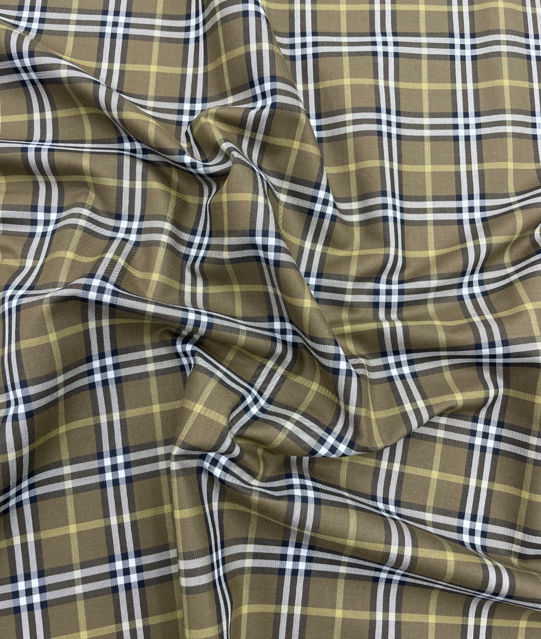 J.Hampstead Checks Luxury Giza Cotton Fabric for Mens's Shirt - Tepchi Men