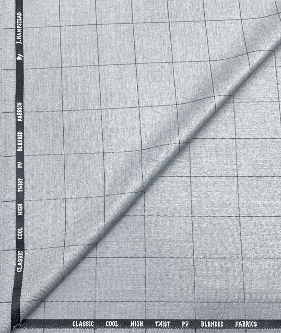 J.Hampstead Checks Luxury Suiting Fabric - Tepchi Men