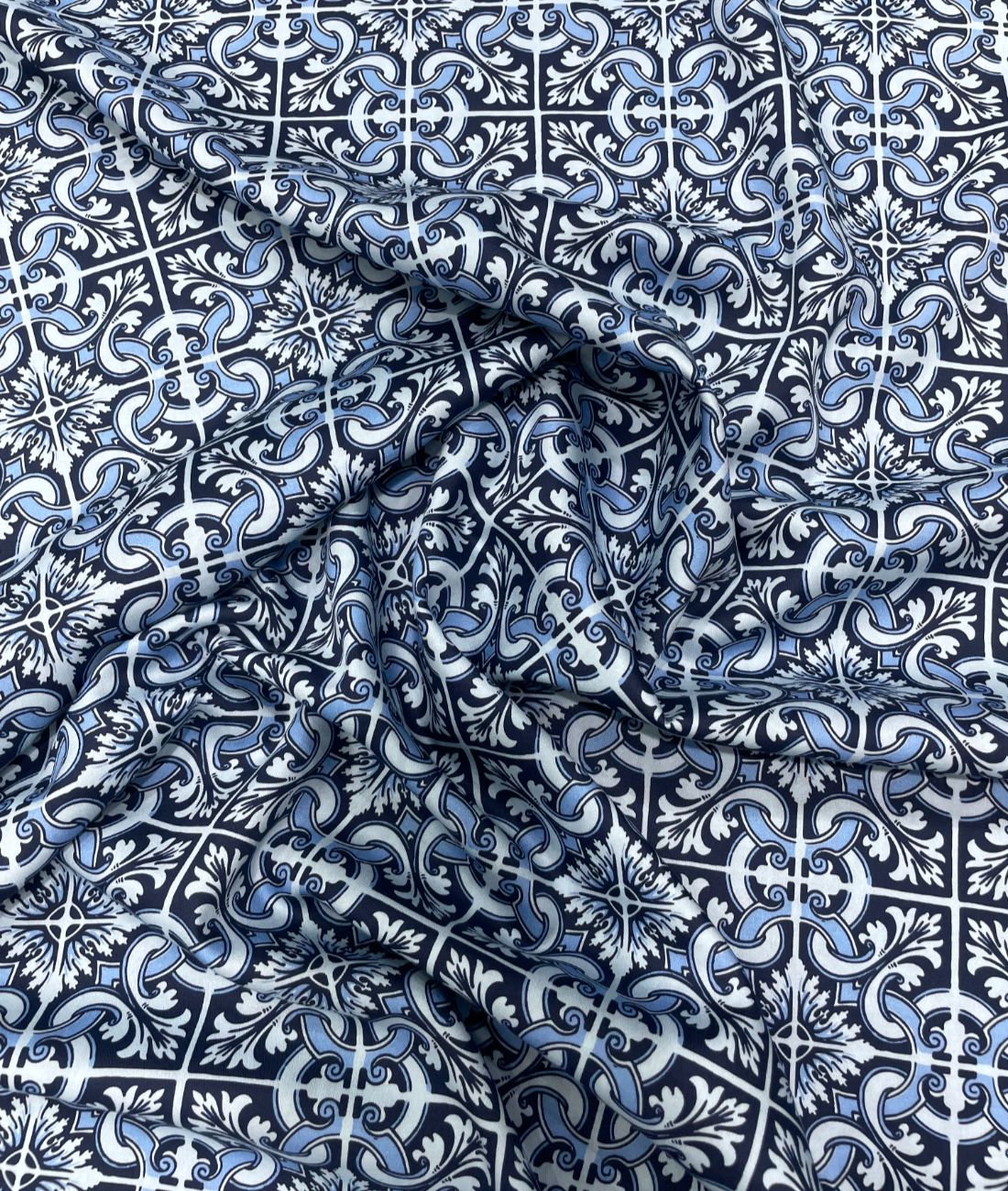 J.Hampstead Designer Printed Premiuim Giza Cotton Fabric for Men's Shirt - Tepchi Men