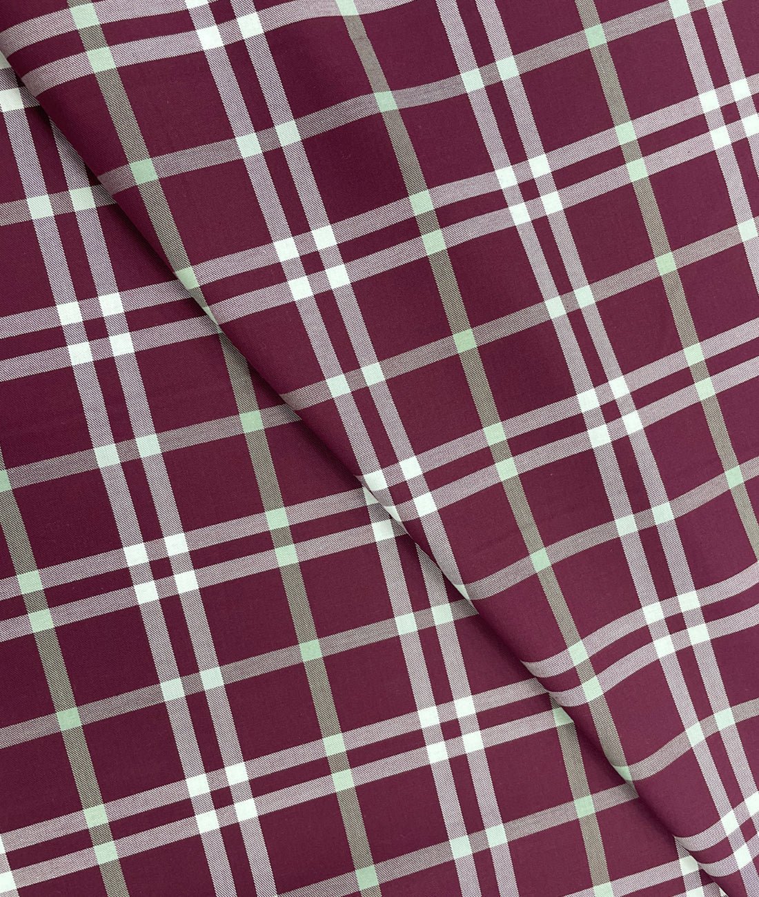 J.Hampstead Luxury Cotton Big Checks Men's Fabric - Tepchi Men