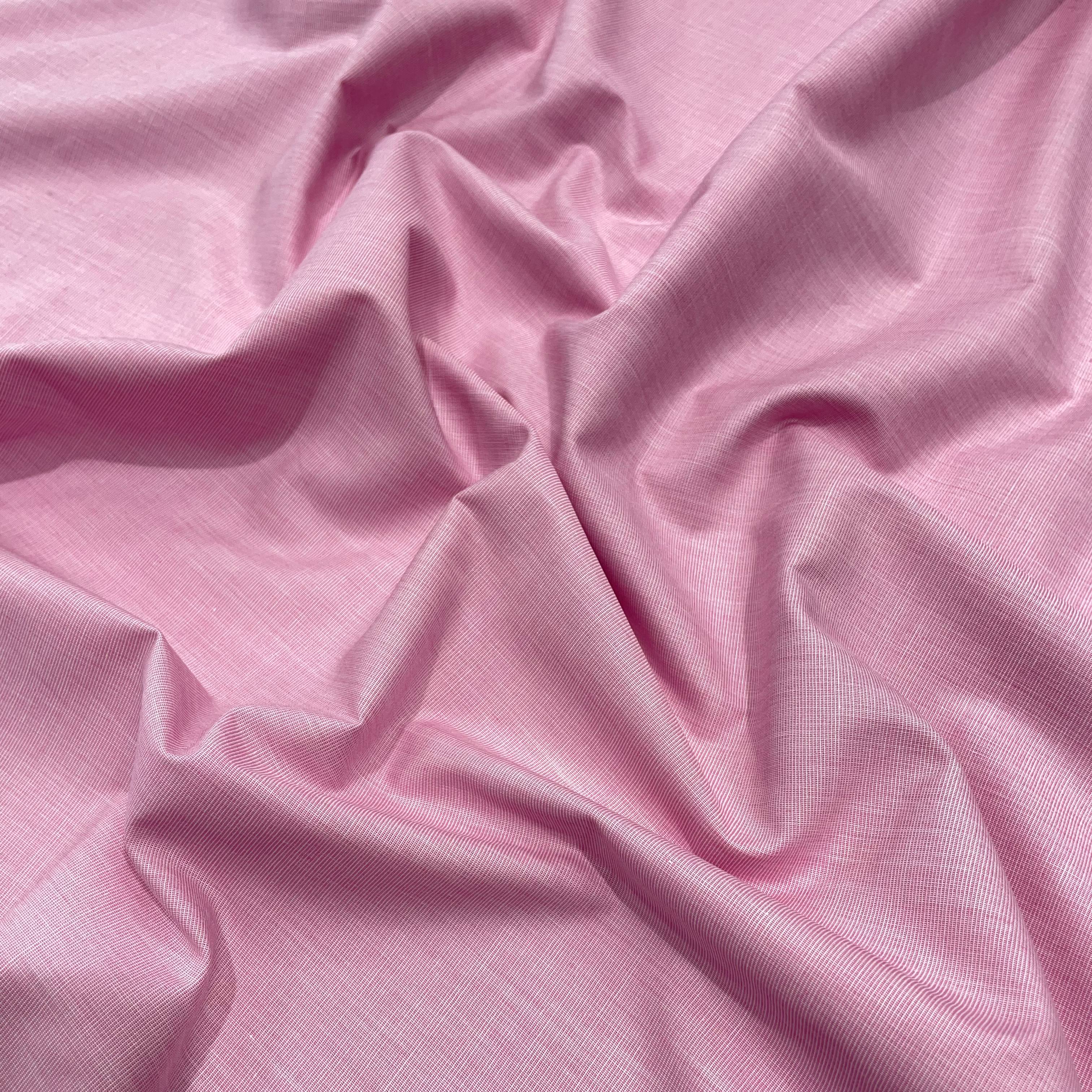 J.Hampstead Luxury Giza Cotton Baby Pink Men's Fabric - Tepchi Men