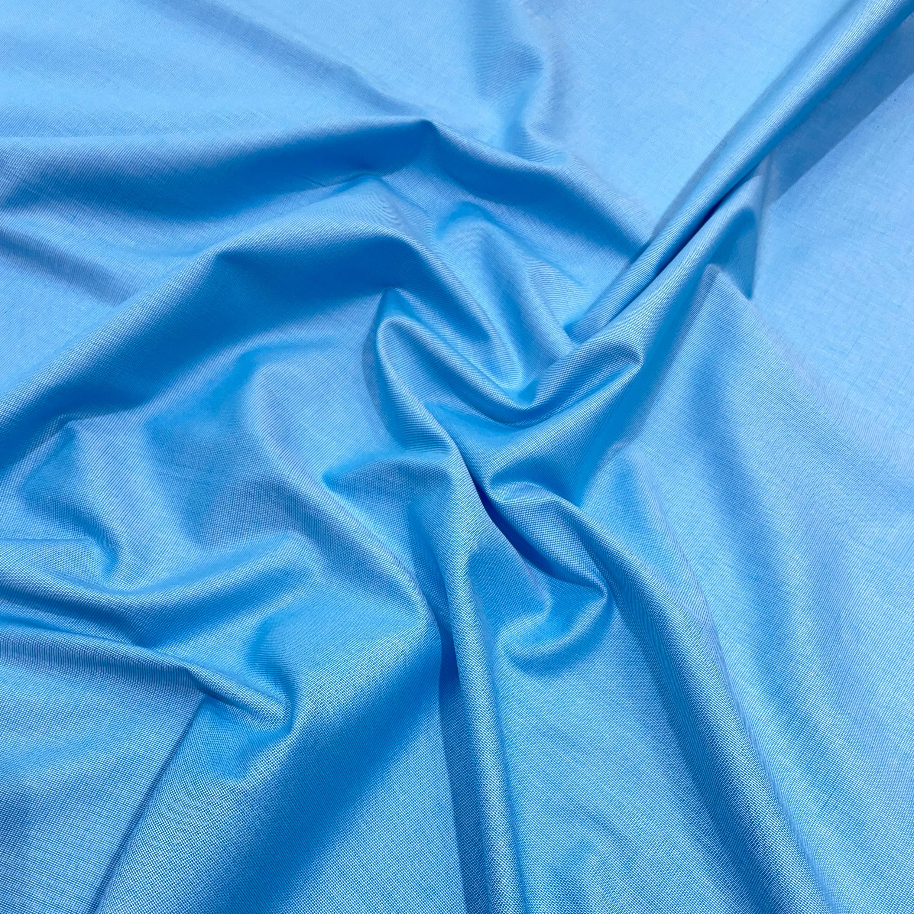 J.Hampstead Luxury Giza Cotton Fabric Blue Koi Colour - Tepchi Men