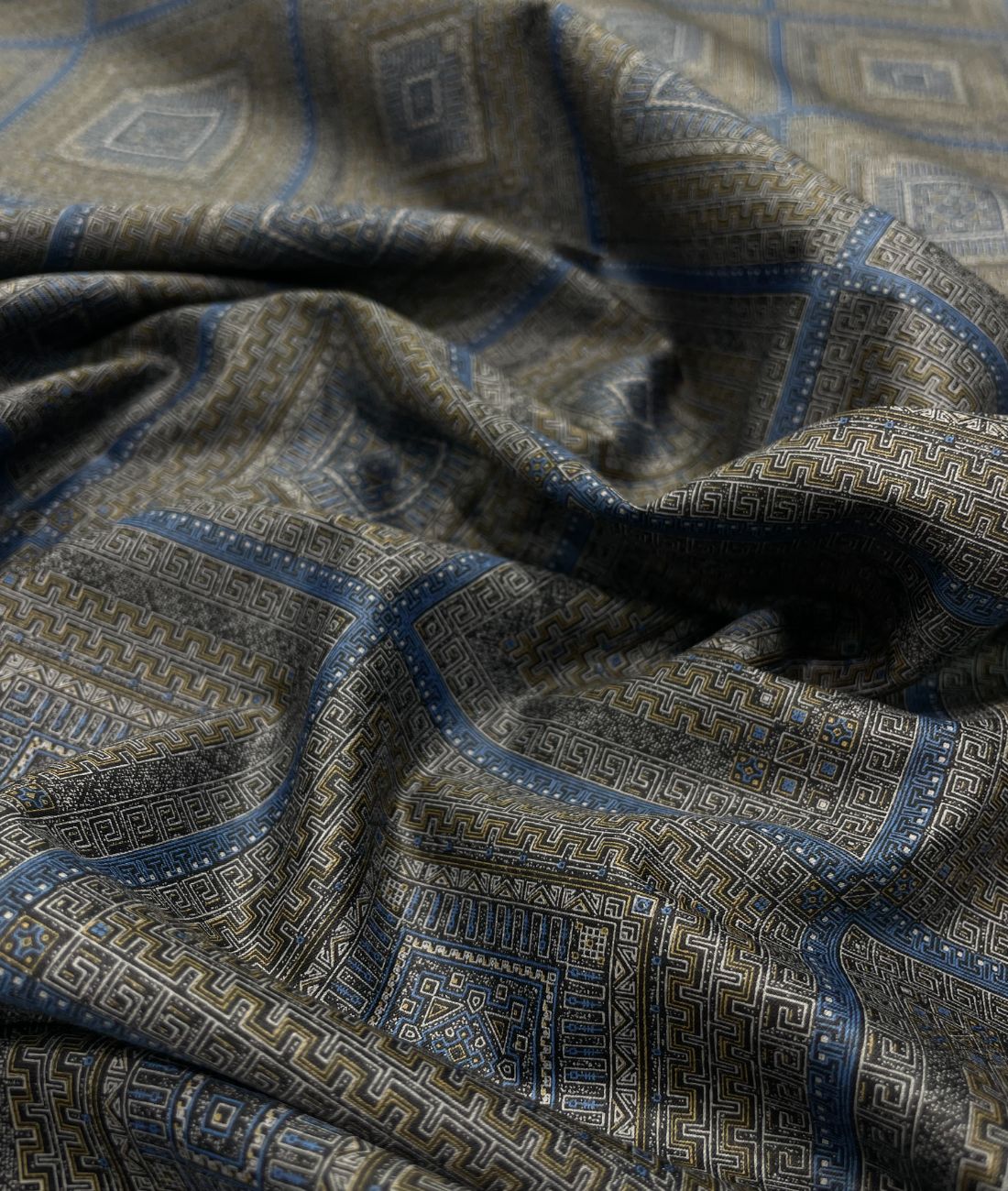 J.Hampstead Printed Luxury Giza Cotton 2 Ply Fabric for Shirt - Tepchi Men