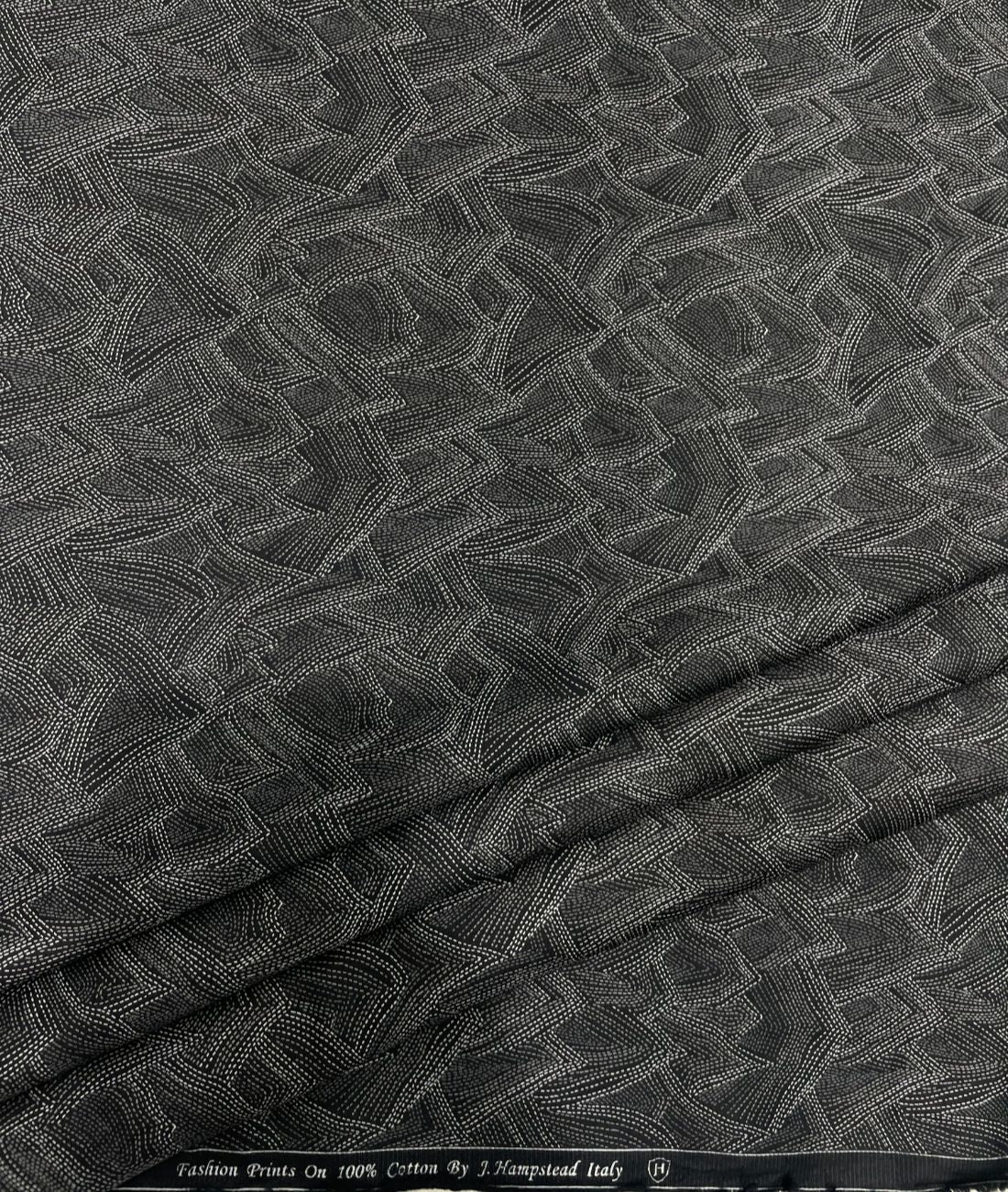 J.Hampstead Printed Luxury Giza Cotton Fabric for Men's Shirt - Tepchi Men