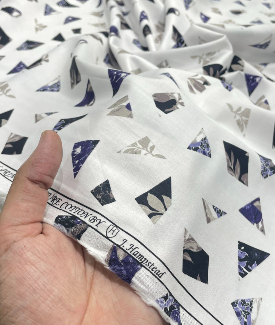 J.Hampstead White Exotic Ultra Luxury Giza Cotton Fabric for Shirt - Tepchi Men