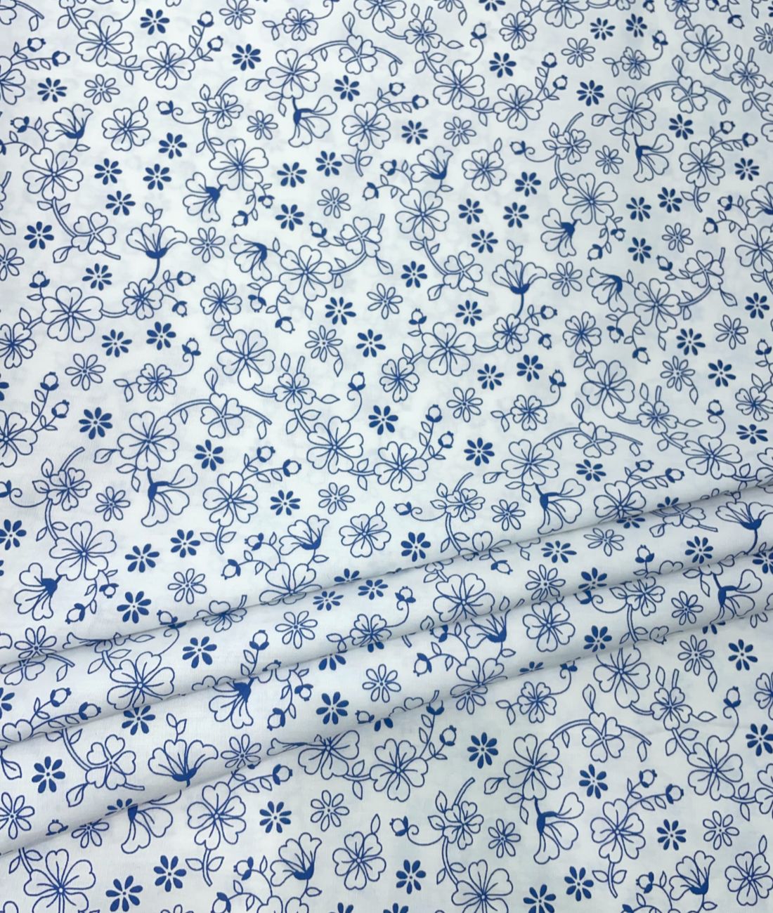 Loro Piana White Floral Printed Shirt Fabric for Men's Shirt - Tepchi Men