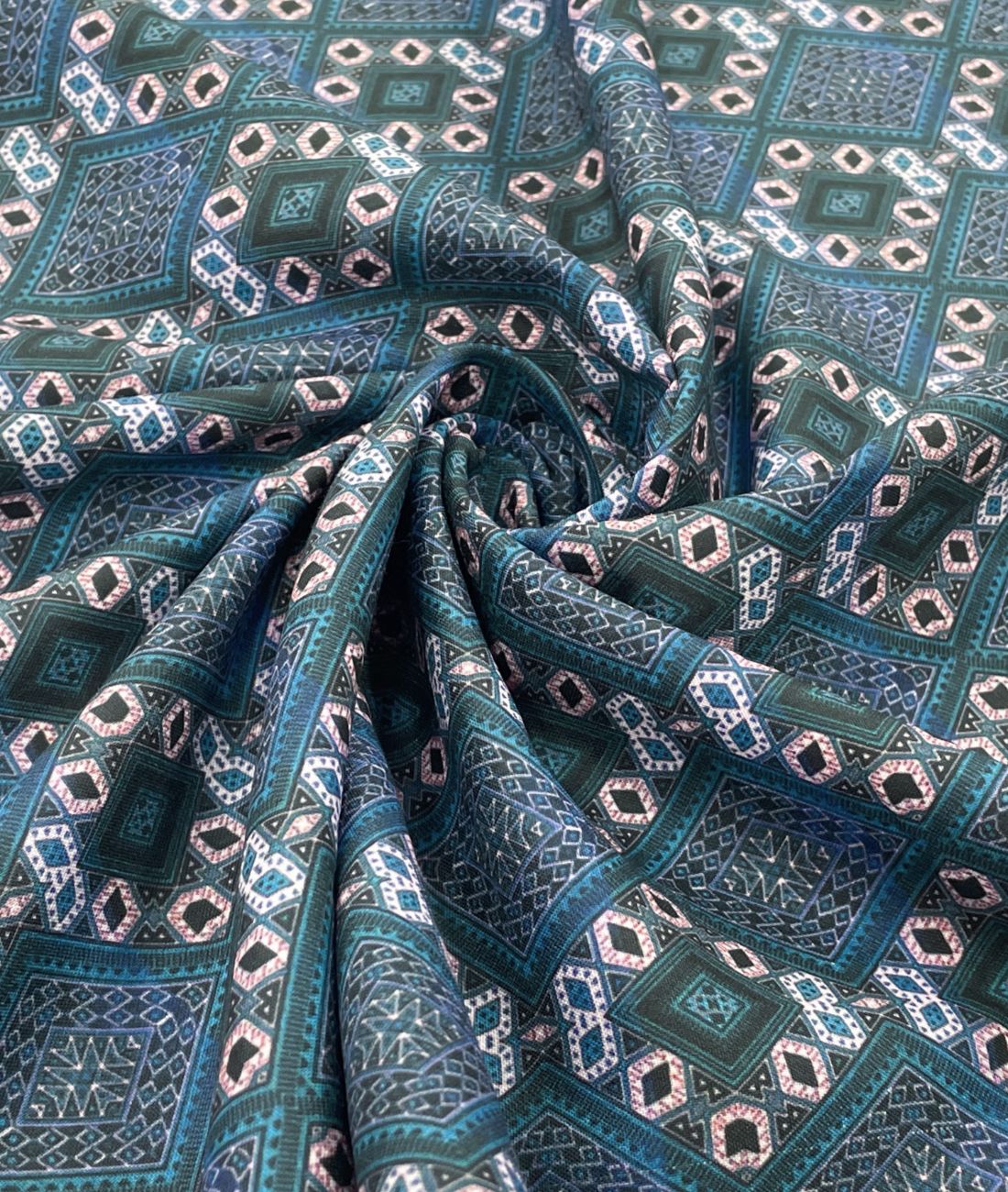 Prism Weave Printed Anti Wrinke Cotton Fabric for Men's Shirts & Kurta - Tepchi Men