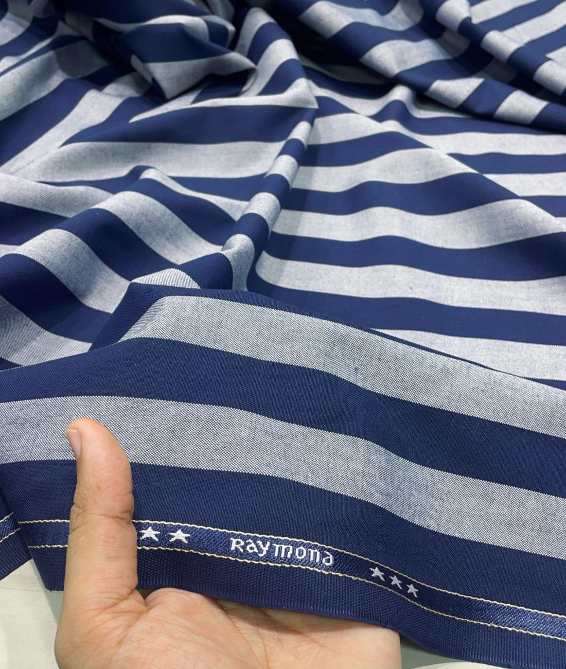 Raymond Designer Stripes Suiting Fabric for Blazer - Tepchi Men