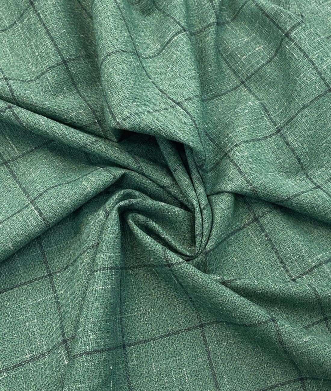 Raymond Wool + Linen Luxury Checks Suiting Fabric - Tepchi Men
