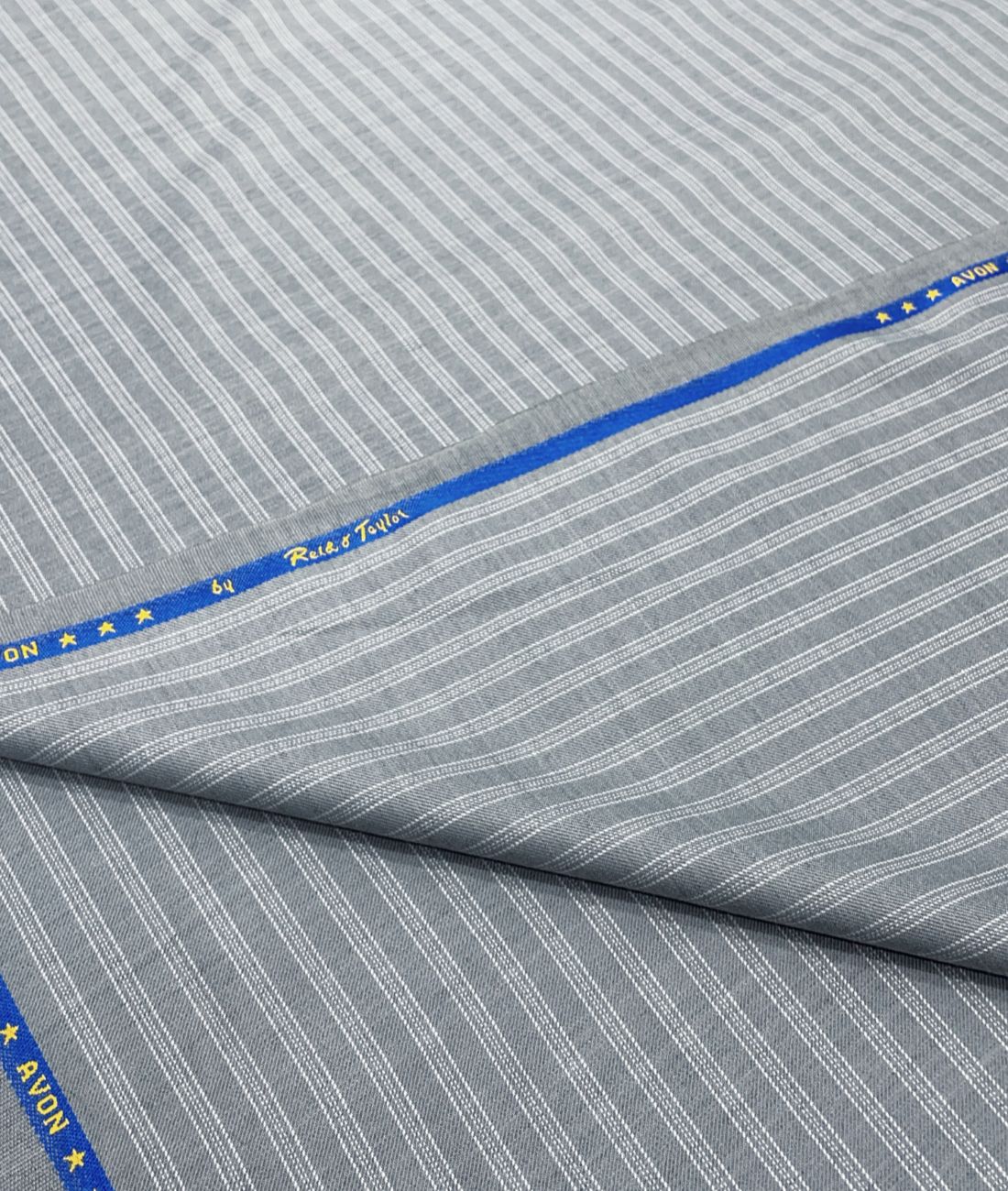 Reid & Taylor Luxury Stripe Suiting Fabric - Tepchi Men