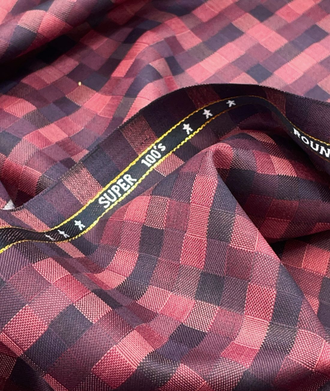 Super 100's Counts J.Hampstead Rich Suiting Fabric - Tepchi Men