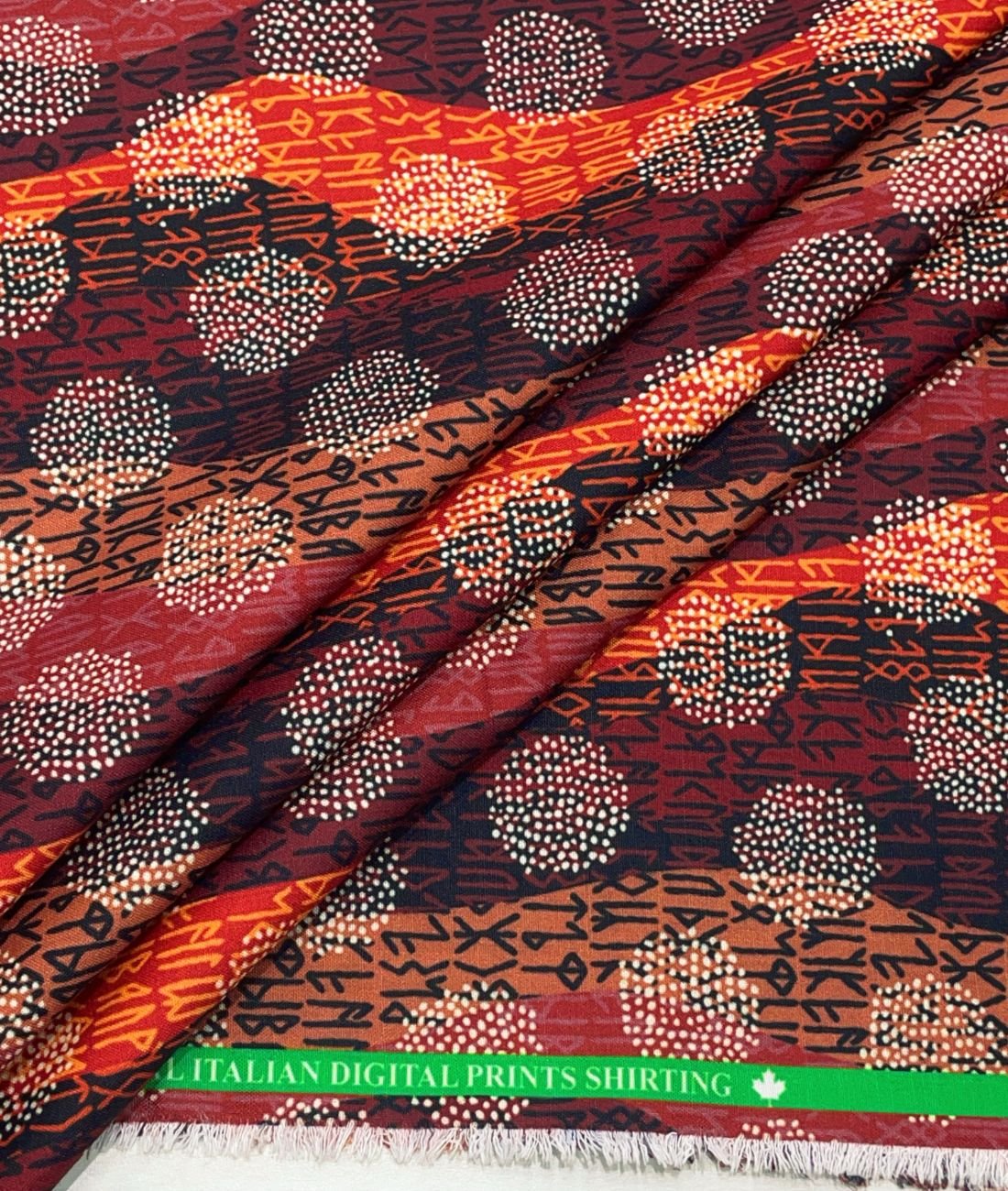 Vibrant Weave Printed Anti Wrinke Cotton Fabric for Men's Shirts & Kurta - Tepchi Men