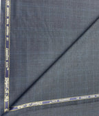 Absoluto Elite Blue Super 100's Counts Merino Wool Suiting Fabric - Tepchi Men