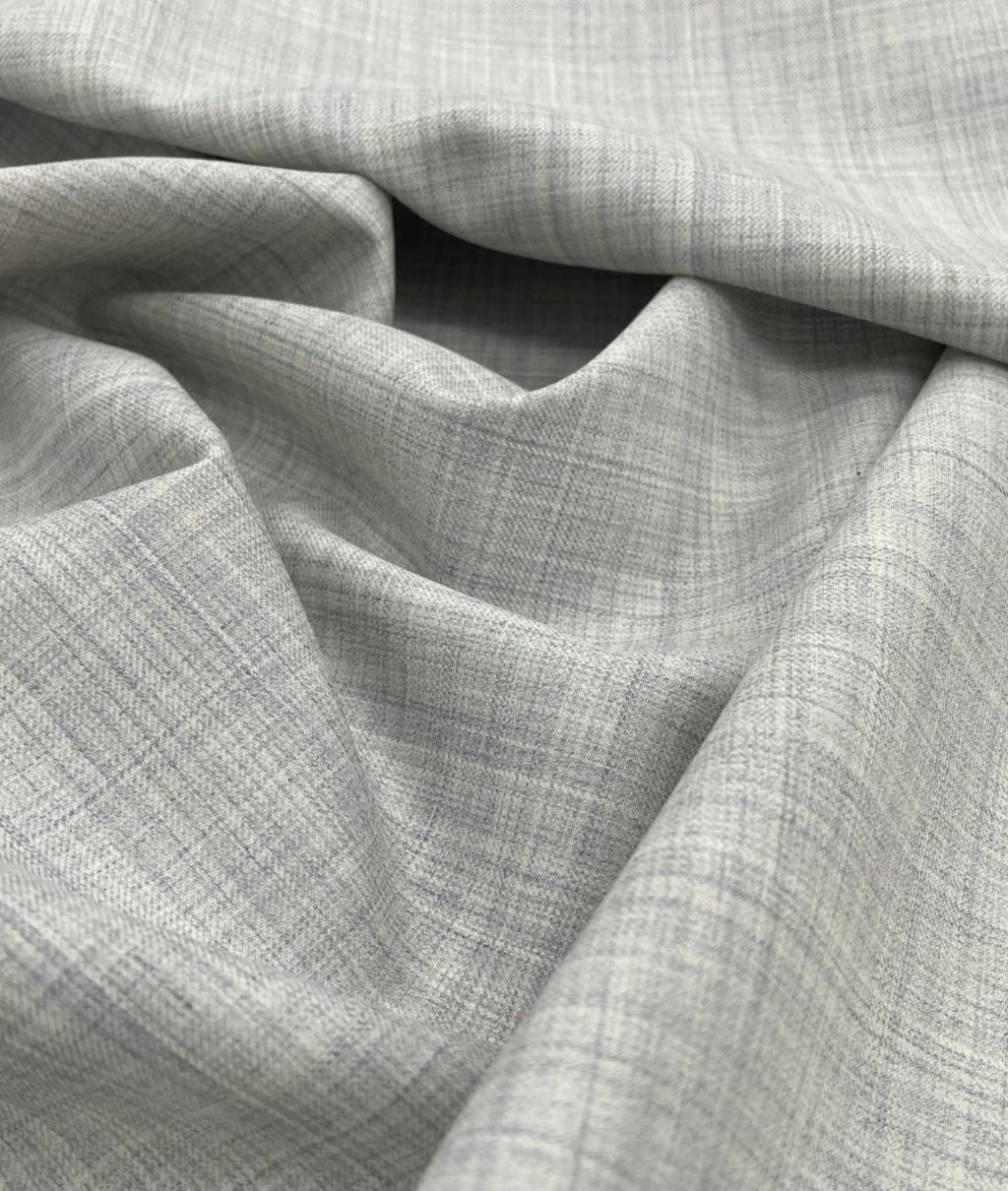 Absoluto Elite Luxury Grey Super 120's Counts Merino Wool Suiting Fabric - Tepchi Men