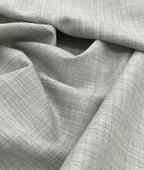 Absoluto Elite Luxury Grey Super 120's Counts Merino Wool Suiting Fabric - Tepchi Men