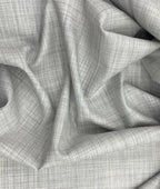 Absoluto Elite Luxury Grey Super 120's Counts Merino Wool Suiting Fabric - Tepchi Men