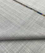 Absoluto Elite Luxury Grey Super 120's Counts Merino Wool Suiting Fabric - Tepchi Men
