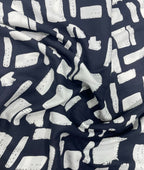 Abstract Print Premium Cotton Fabric for Men's Shirt - Tepchi Men
