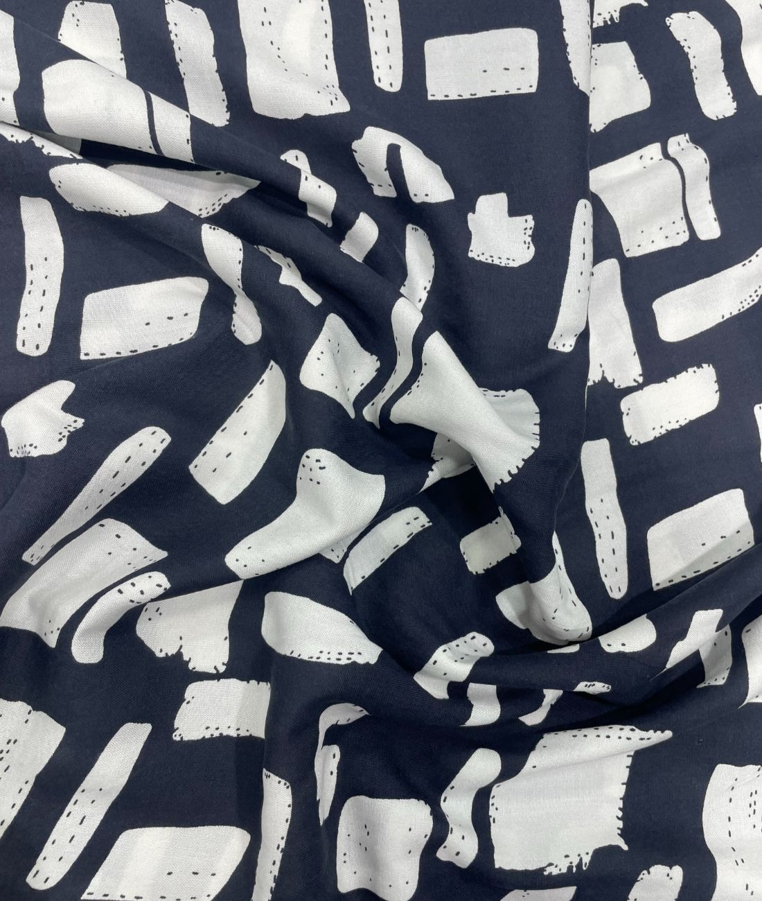 Abstract Print Premium Cotton Fabric for Men's Shirt - Tepchi Men