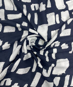 Abstract Print Premium Cotton Fabric for Men's Shirt - Tepchi Men