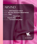 Arvind 100% Premium Cotton Men's Fabric - Tepchi Men