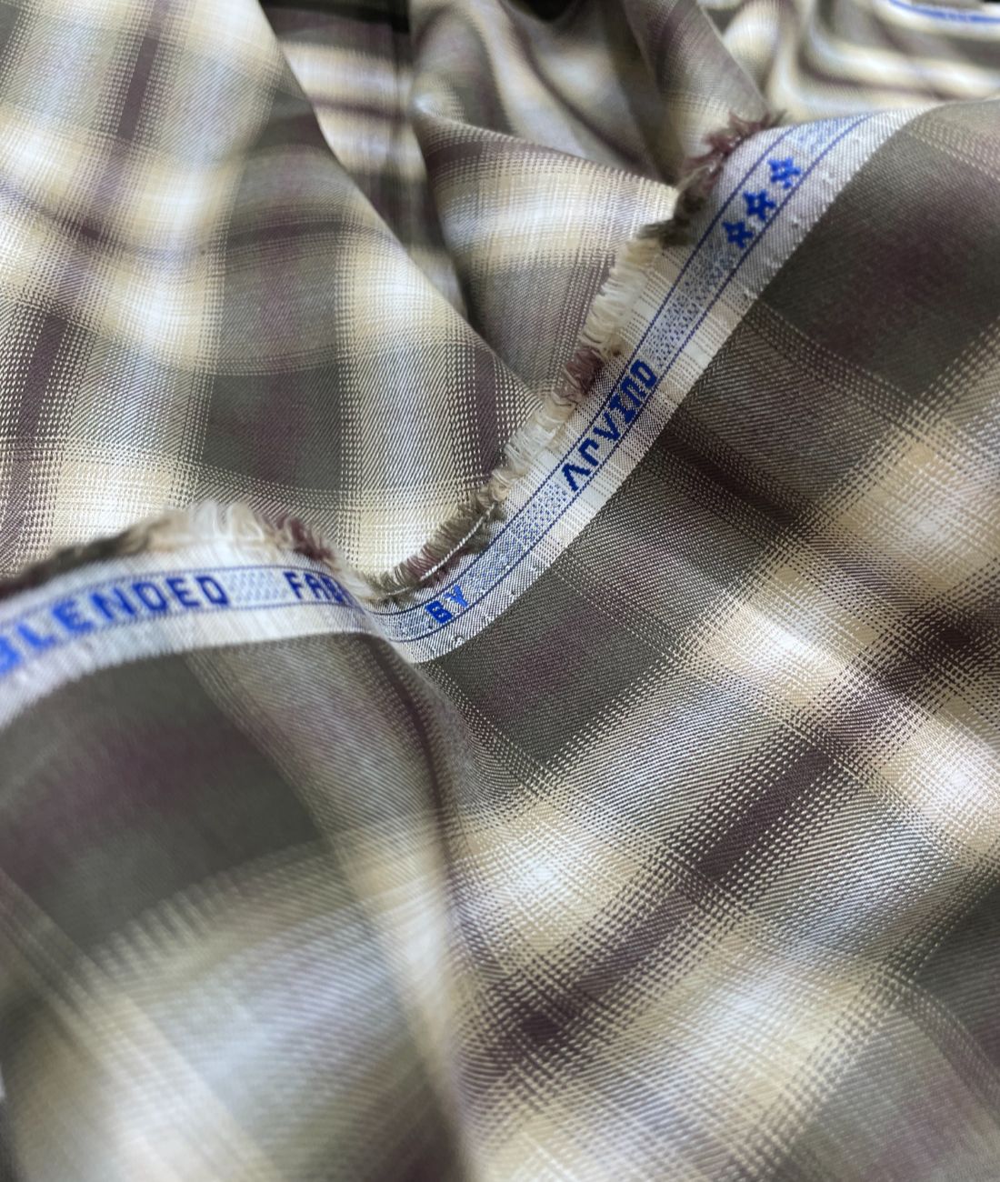 Arvind Blurred Premium Cotton Checks Fabric for Men's Shirt - Tepchi Men