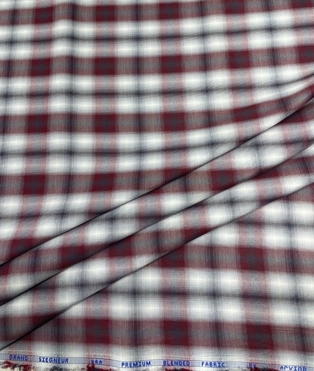 Arvind Blurred Unique Checks Fabric for Men's Shirt - Tepchi Men