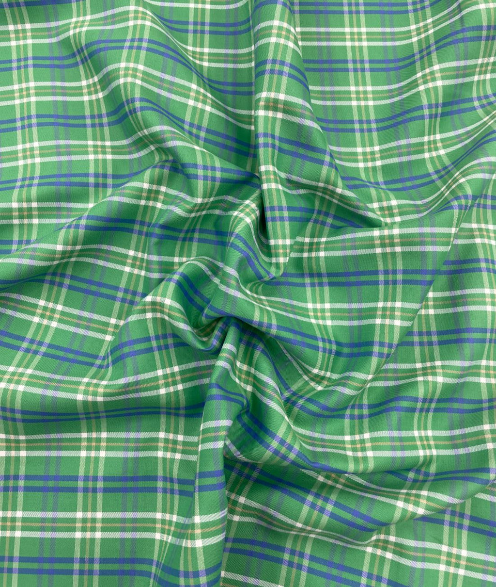 Arvind Checks Premium Cotton Fabric for Shirt - Tepchi Men