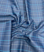 Arvind Premium Cotton Checks Fabric for Men's Shirt - Tepchi Men