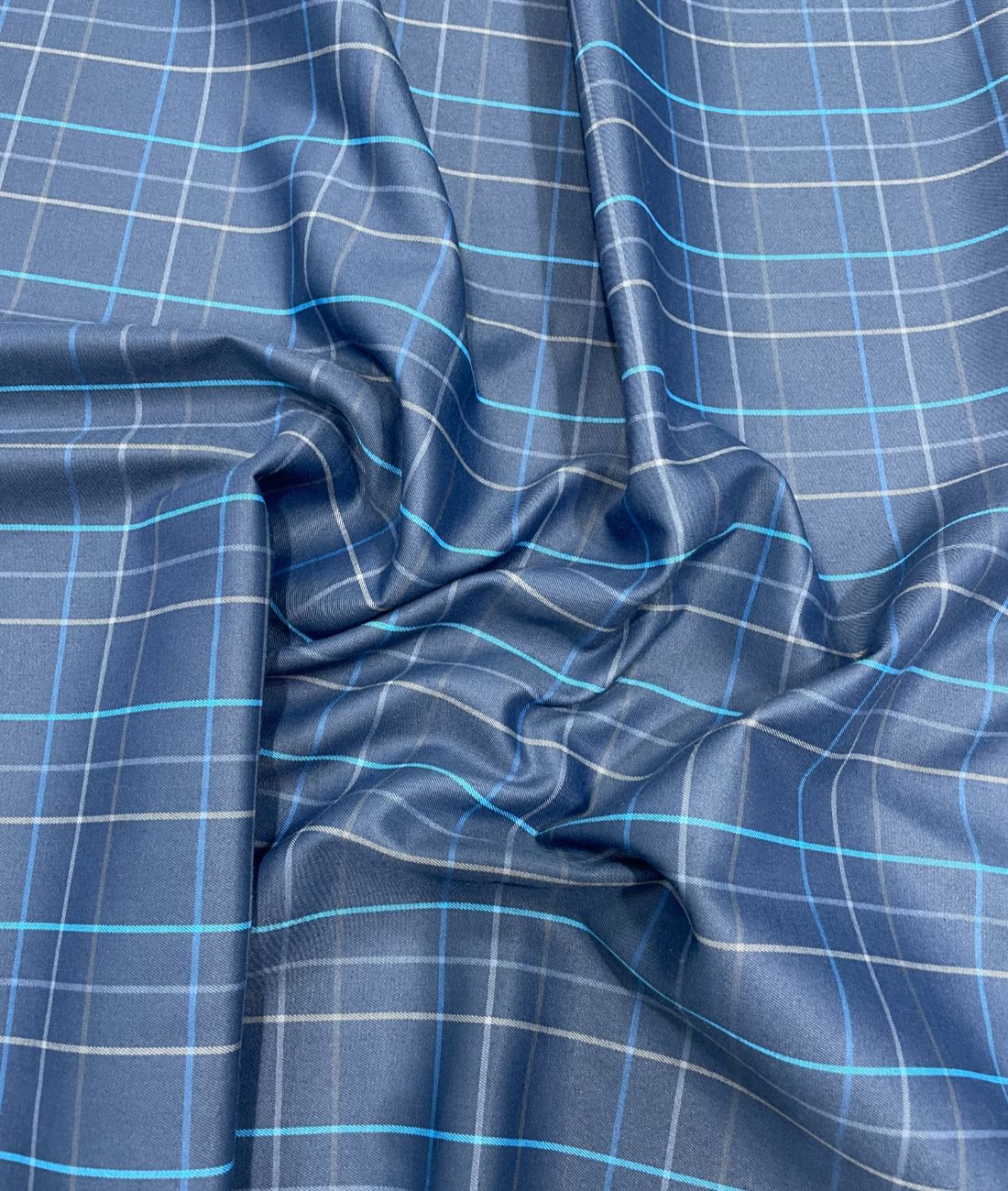 Arvind Premium Cotton Checks Fabric for Men's Shirt - Tepchi Men
