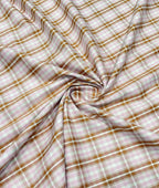 Arvind Premium Cotton Checks Fabric for Men's Shirt - Tepchi Men