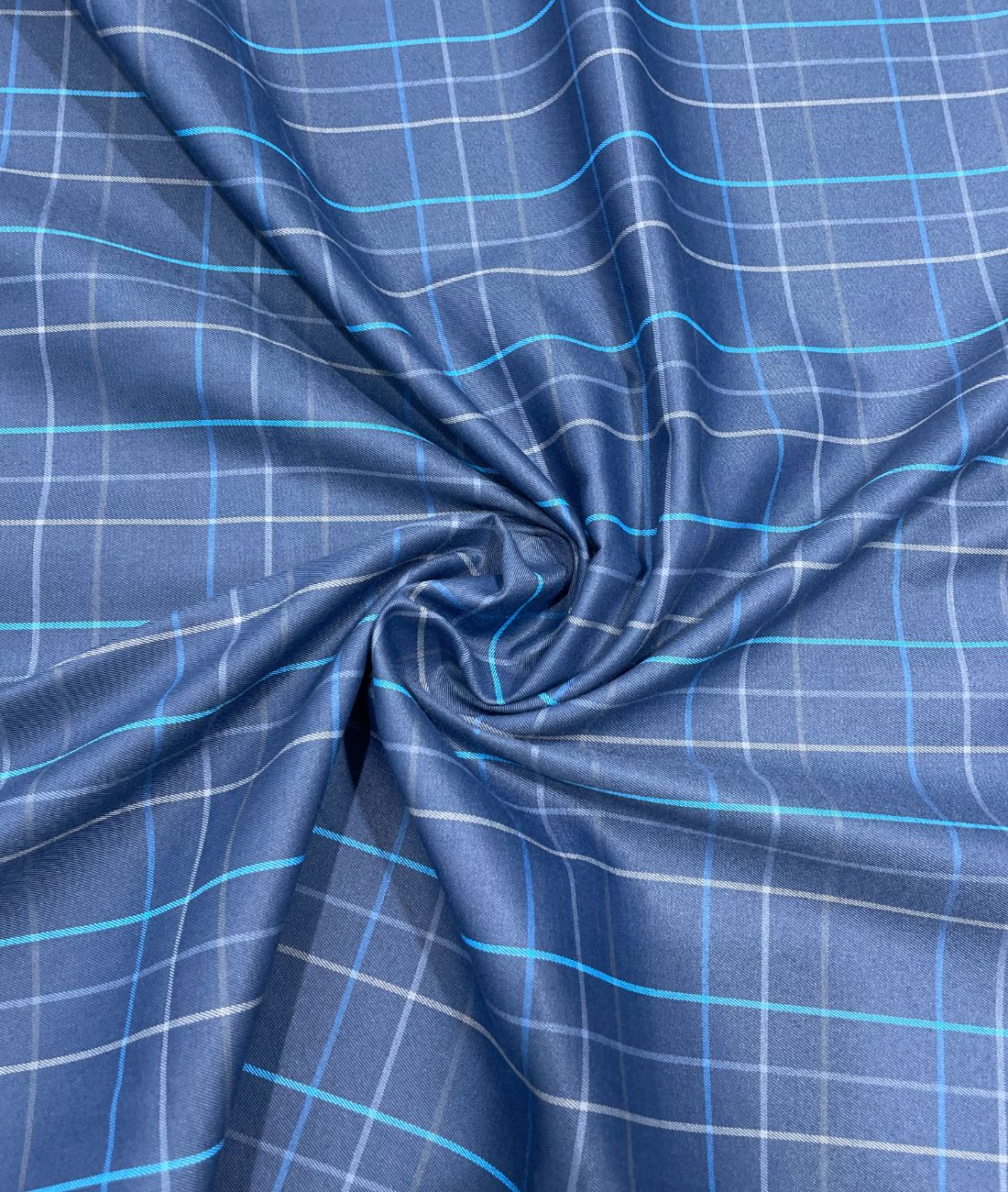 Arvind Premium Cotton Checks Fabric for Men's Shirt - Tepchi Men
