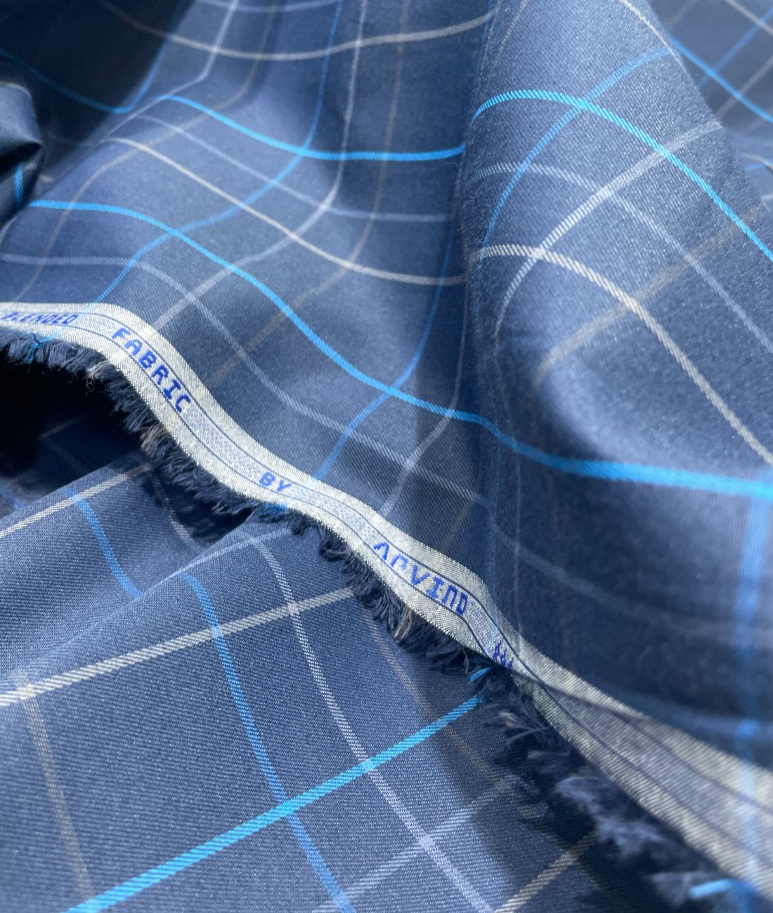 Arvind Premium Cotton Checks Fabric for Men's Shirt - Tepchi Men