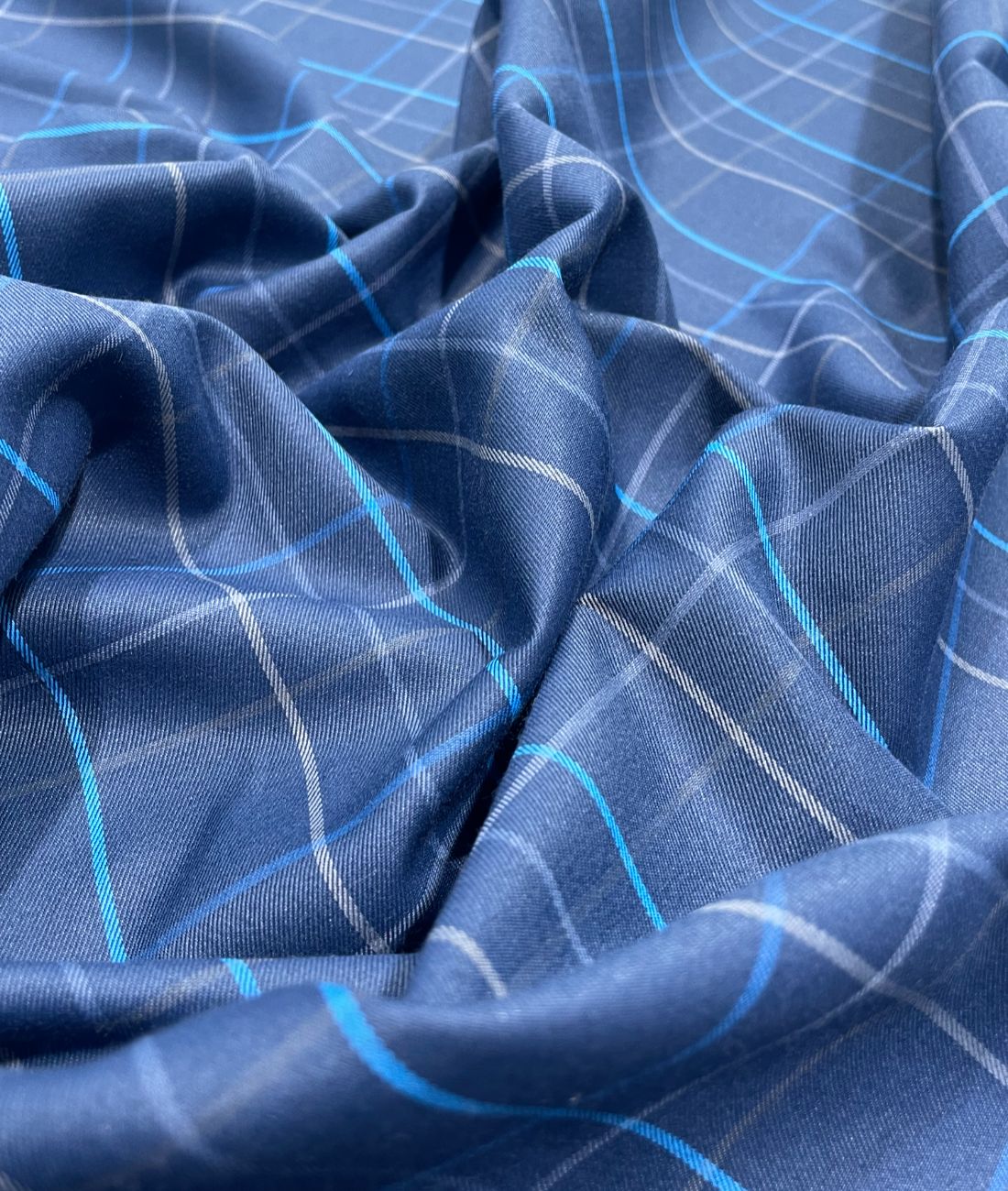 Arvind Premium Cotton Checks Fabric for Men's Shirt - Tepchi Men