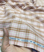 Arvind Premium Cotton Checks Fabric for Men's Shirt - Tepchi Men