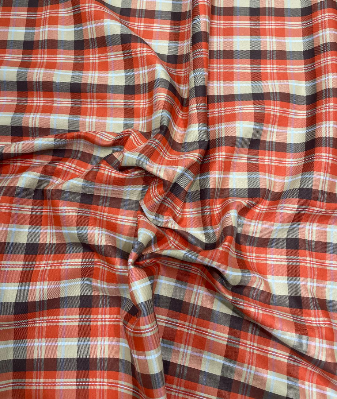 Arvind Premium Cotton Checks Fabric for Men's Shirt - Tepchi Men